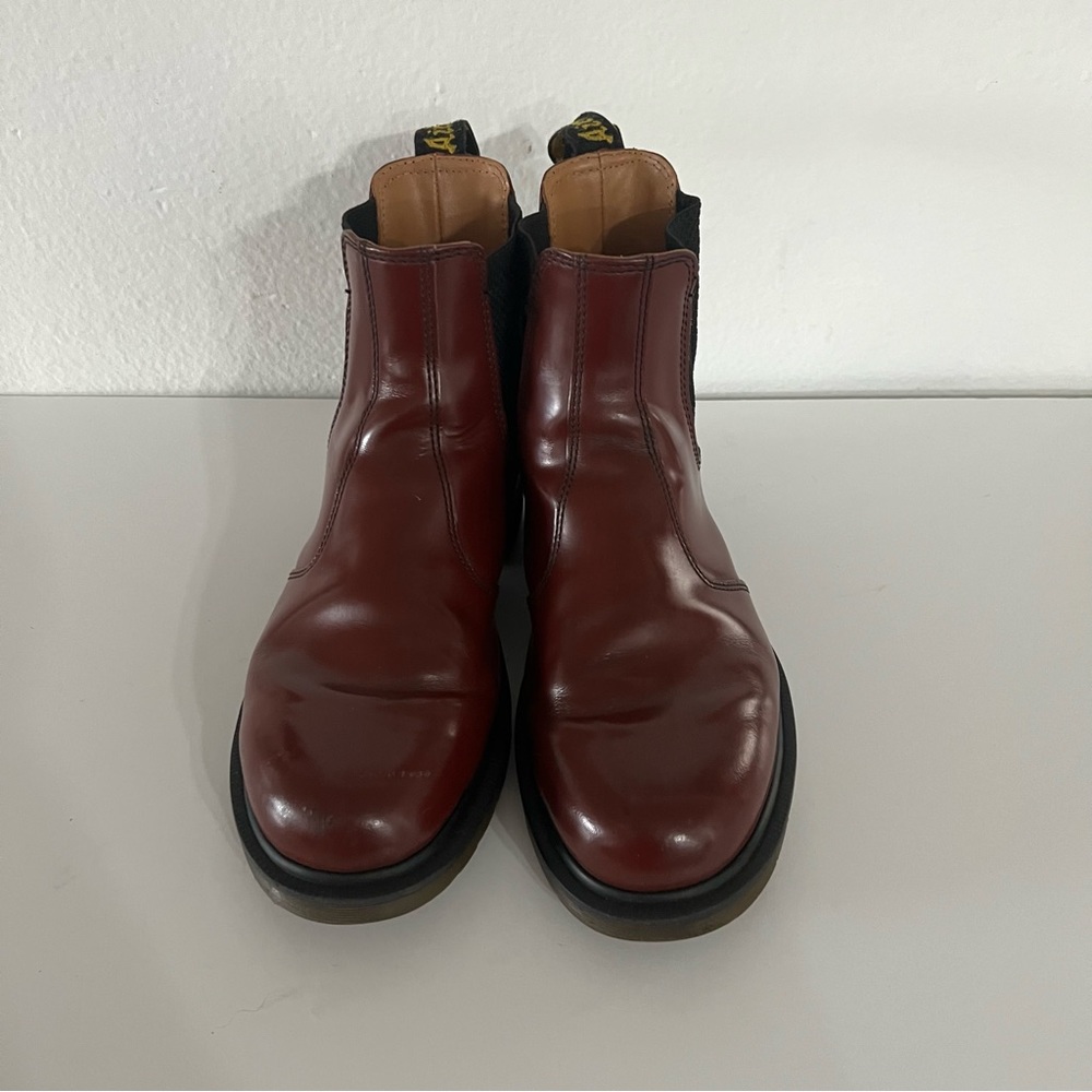 Dr MARTENS 2976 Air Wair Chelsea Leather Boots Sz 8M